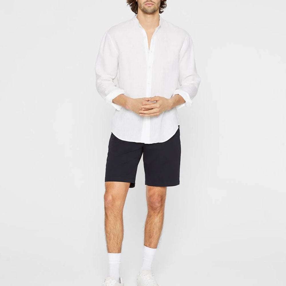 Maddox Linen 9 Inch Shorts - New With Tags - NEVER WORN - Navy